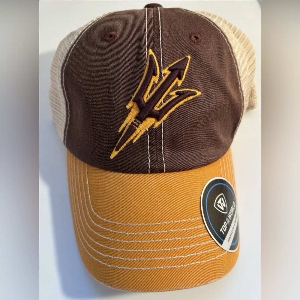Arizona State Sun Devils Top of the World Offroad Trucker Adjustable Hat - New